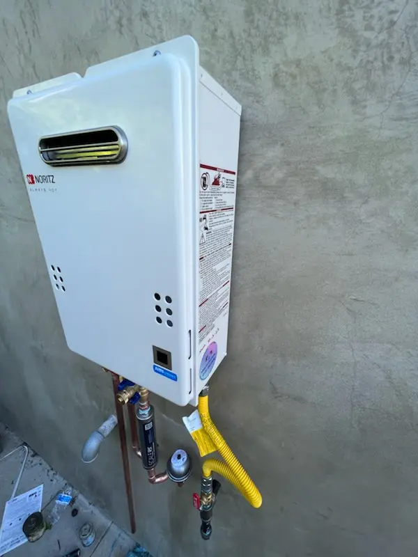 Tankless water heater installation for Weston Station homes
